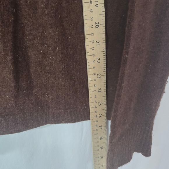 Woolrich Mens Woodchip Heather Lambswool Blend Sweater Crew Neck Medium - Picture 6 of 8